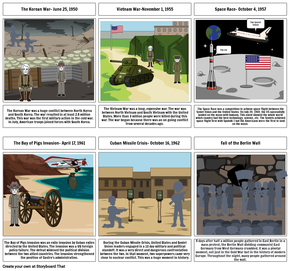 Cold War Storyboard By 3e5d8af0