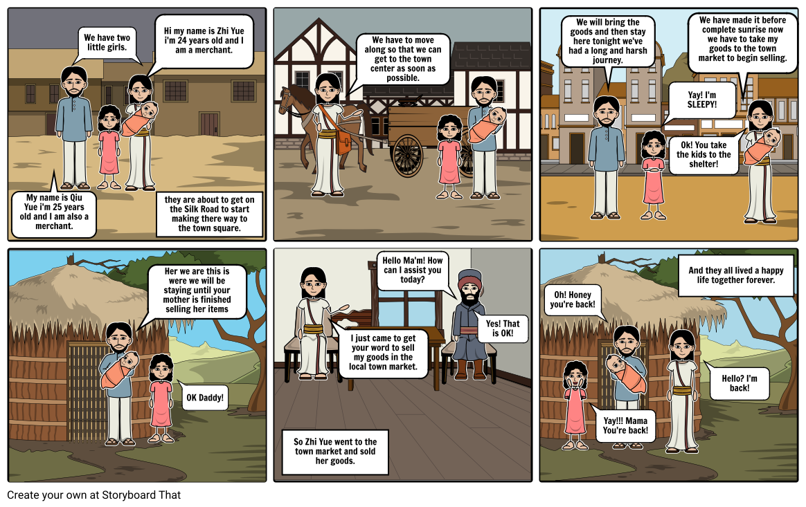 Traveling the Silk Road Storyboard by 3e735d89