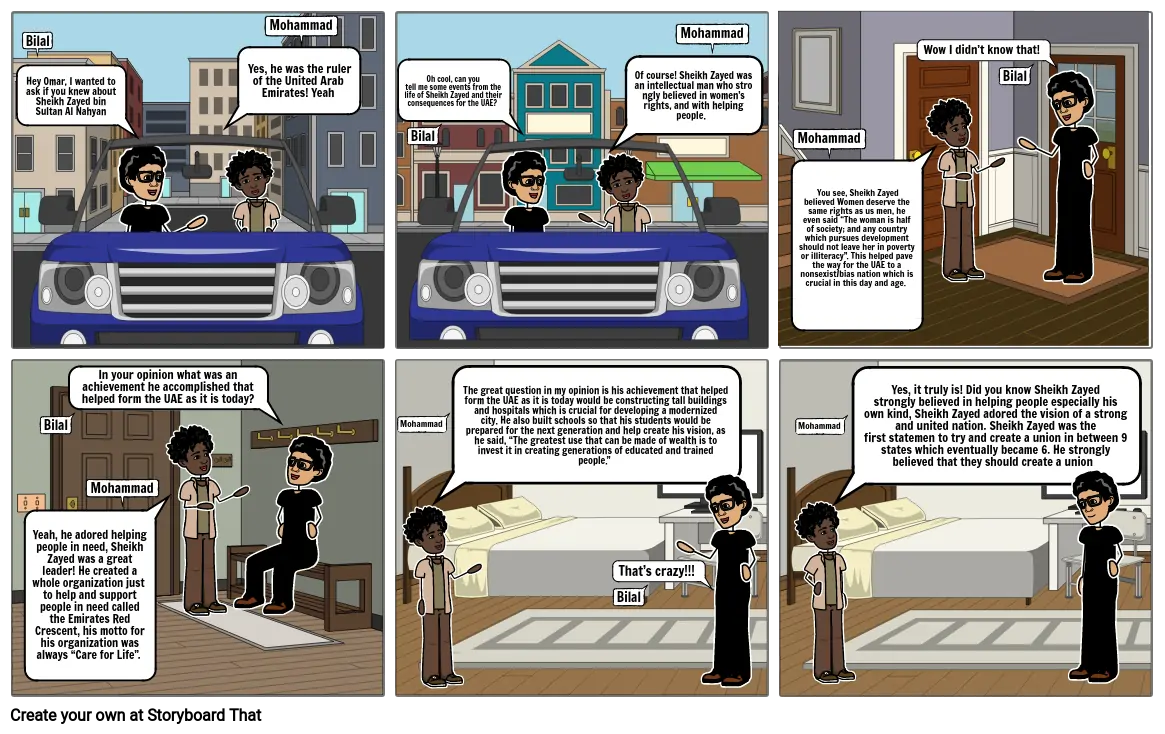 Social Studies Comic Project