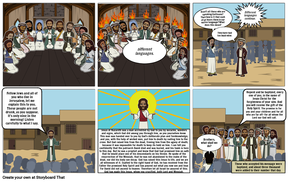 The story of Pentecost