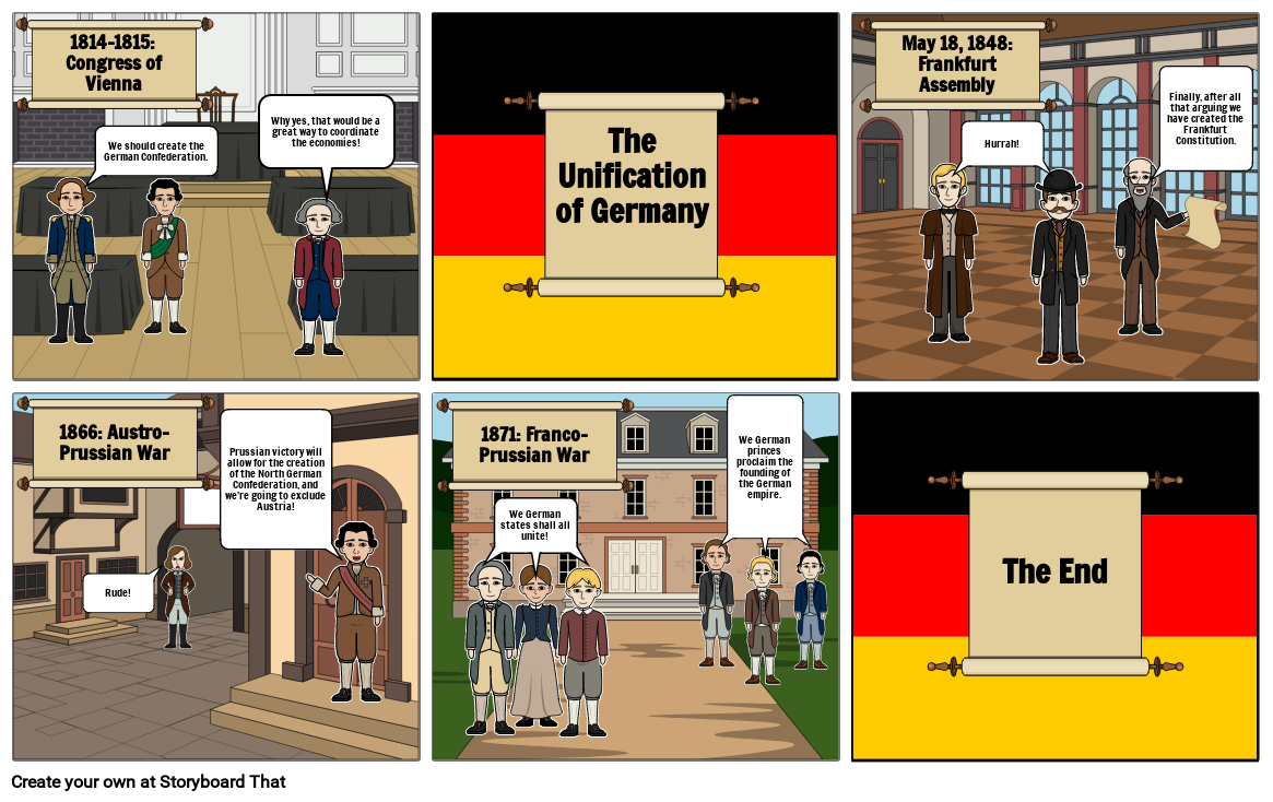 German Unification Storyboard By 3f66b3c8   German Unification 