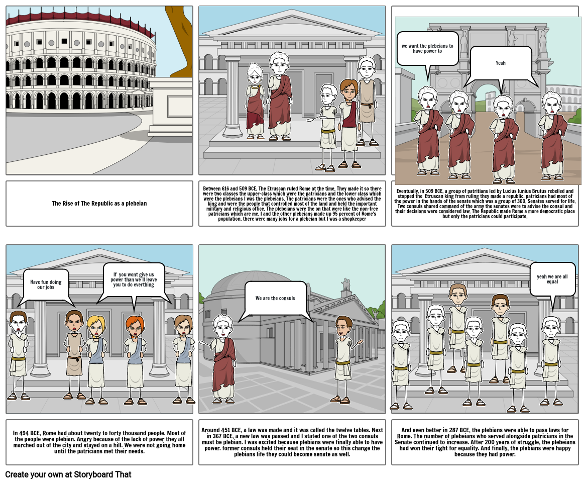 The Rise of the Roman Republic as a plebeian