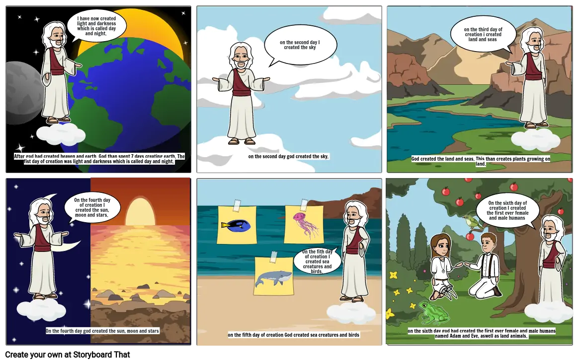 Religion comic strip