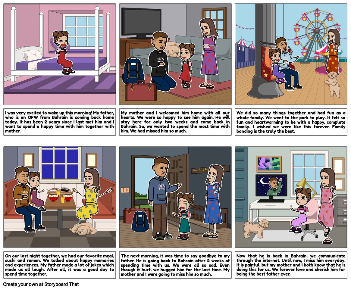 My Ofw Father Storyboard By 3fd6c839