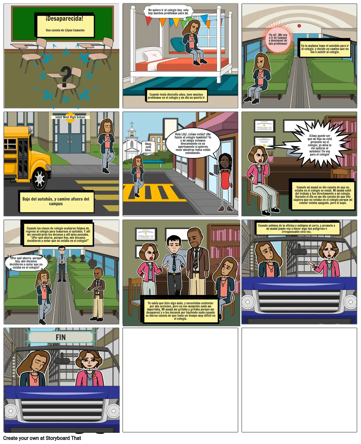 Spanish storyboard 1 Storyboard by 409375db