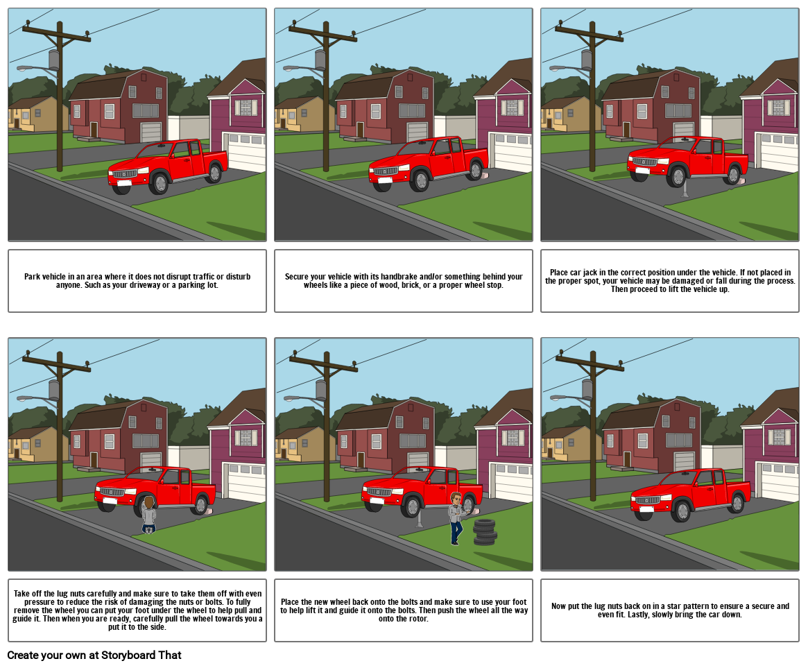 how-to-change-a-wheel-tire-storyboard-by-40aa9505