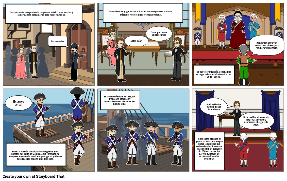 POR CULPA DE UN PASTELERO Storyboard by 40d0b730