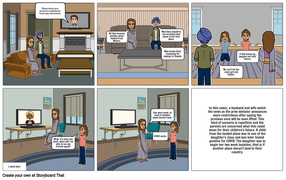 Social Studies Chapter 5 Introduction Comic Storyboard