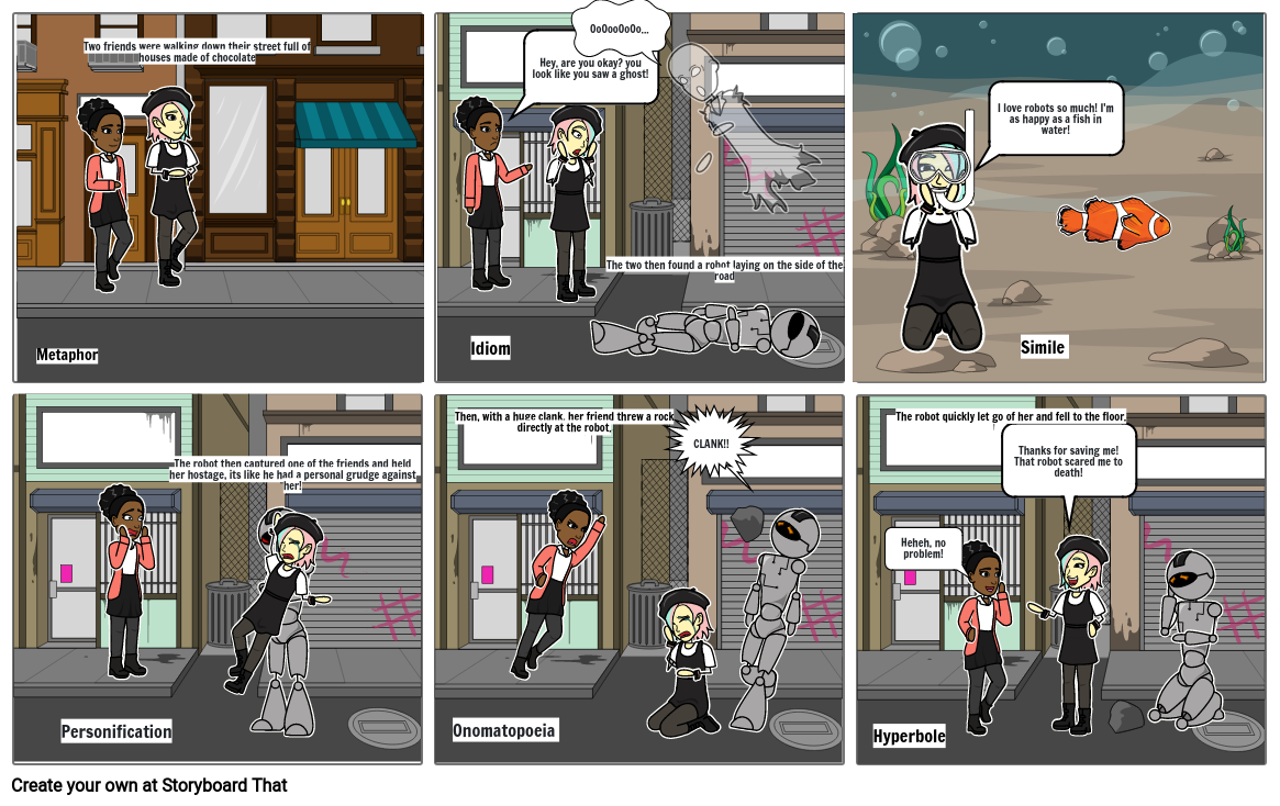 Figurative Language Story Storyboard By 416705ef 9651