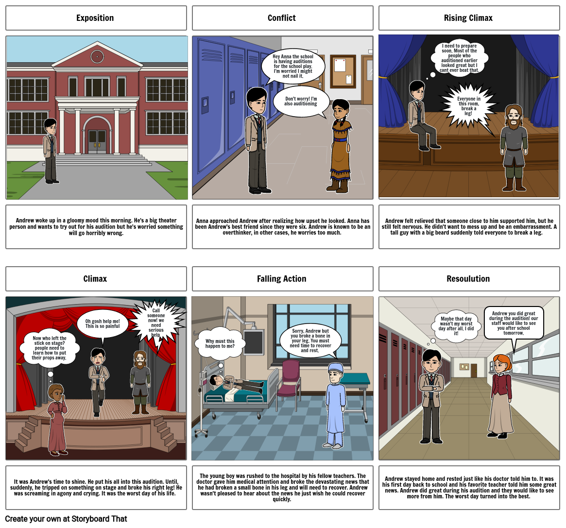 idiom stories Storyboard by 42829a52