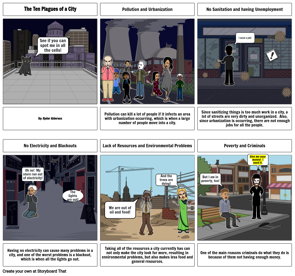 The Ten Plagues Of A City Storyboard By 42cbb4bc