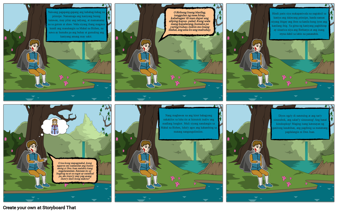 Ibong Adarna Kabanata 11 Buod Storyboard By 42e6b268 2407