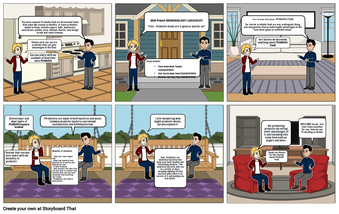 Mini PROJECT Microbiology Storyboard by 434bd22c