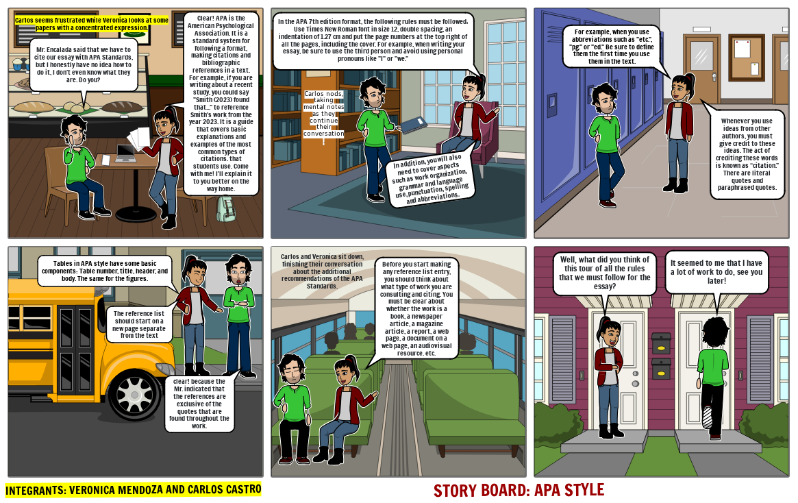 APA style Storyboard by 436f3fe0