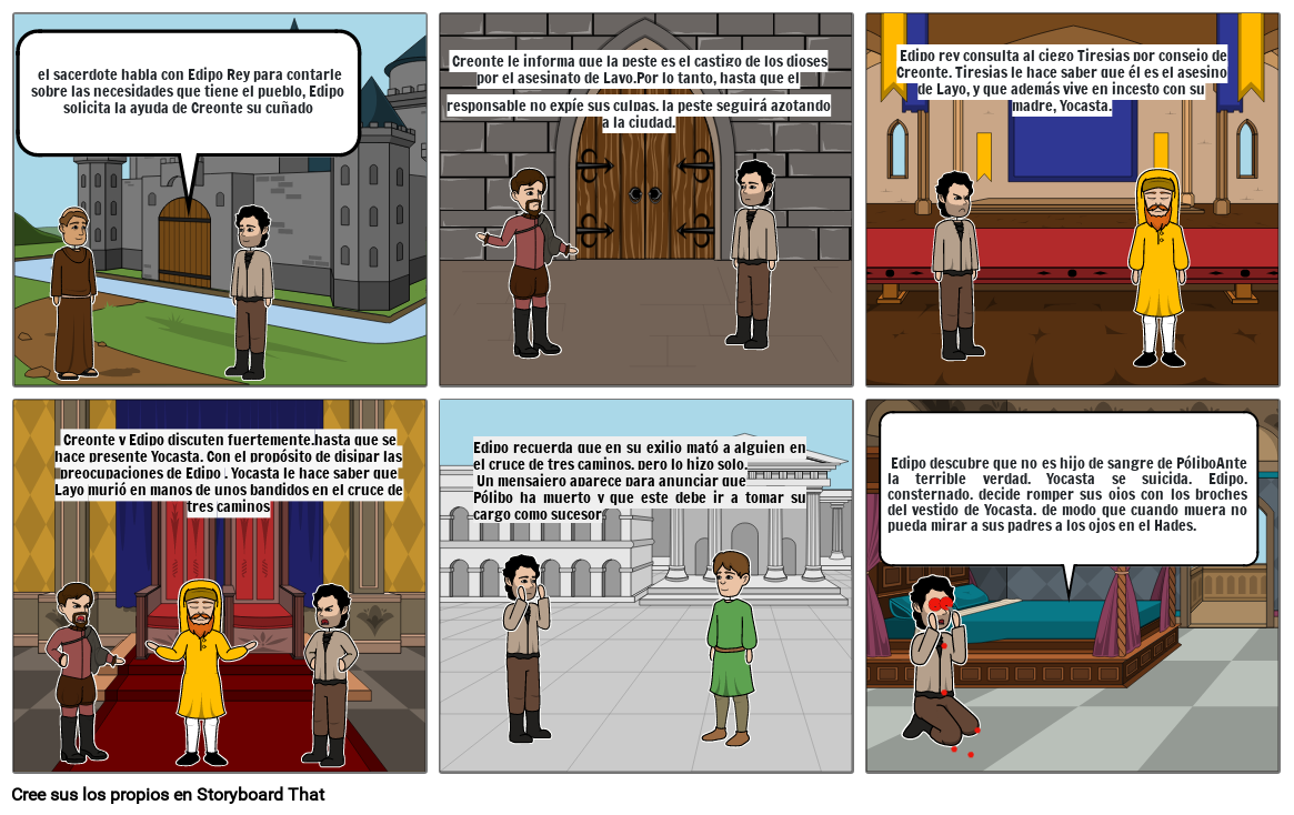 EDIPO REY Storyboard By 43b3e9a2