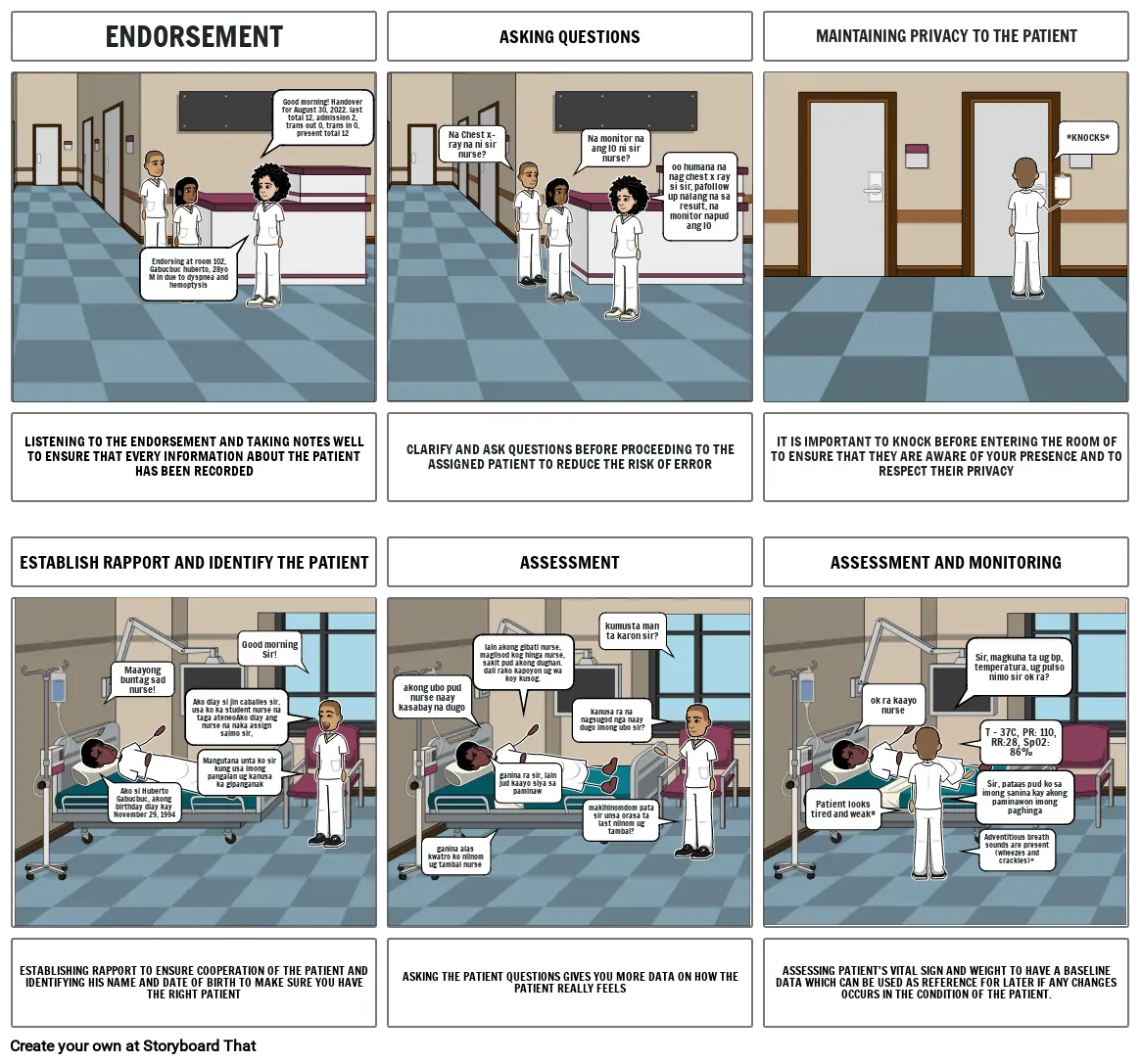 Ancajas - Caballes Storyboard