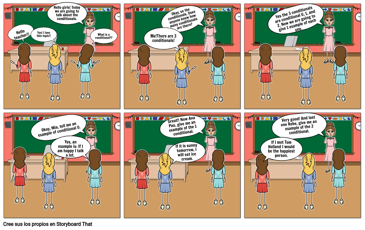 Comic strip - Conditionals