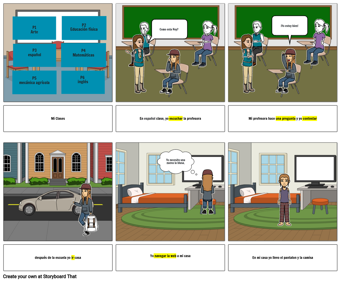 Capitulo 3 Proyecto: Digital Storyboard Storyboard