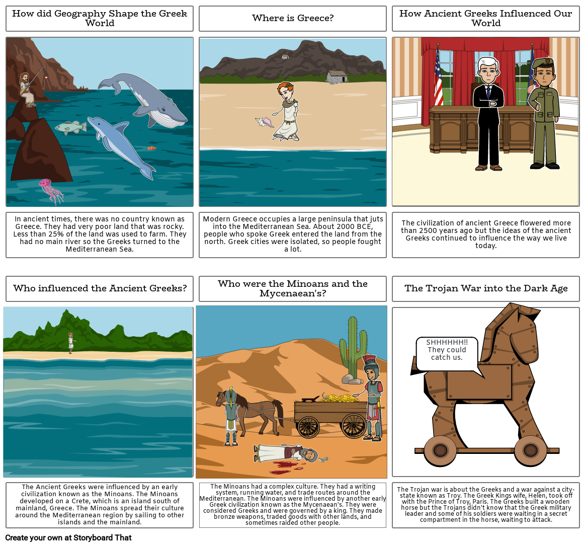 Ancient Greece Storyboard par 44d6619e