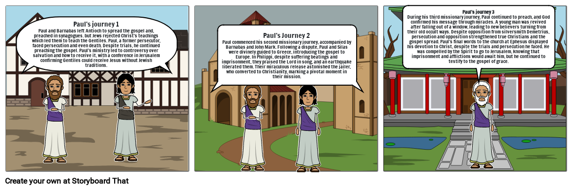 St Paul's conversion Storyboard por 45507f62
