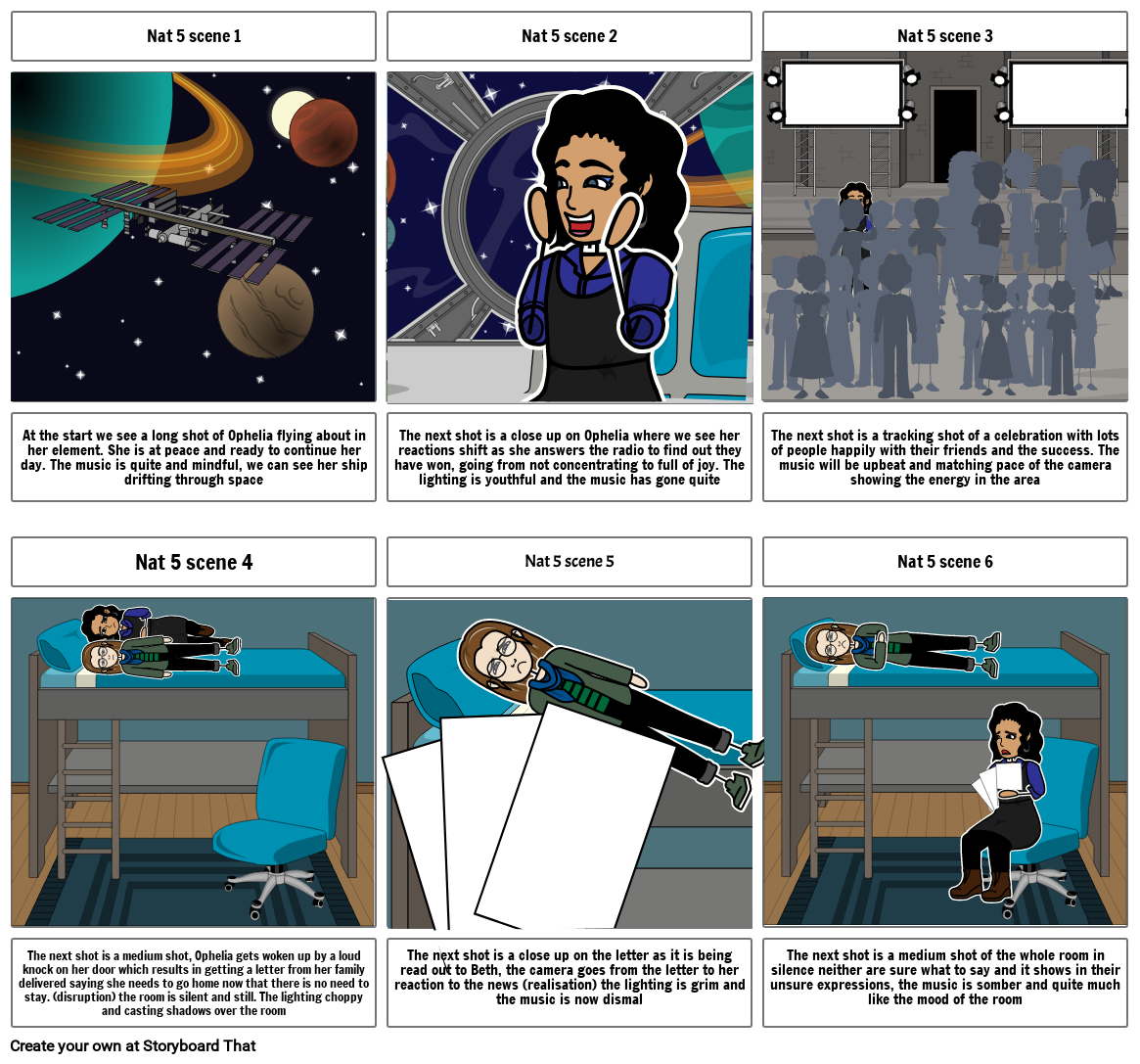 Nat 5 storyboard 1/2