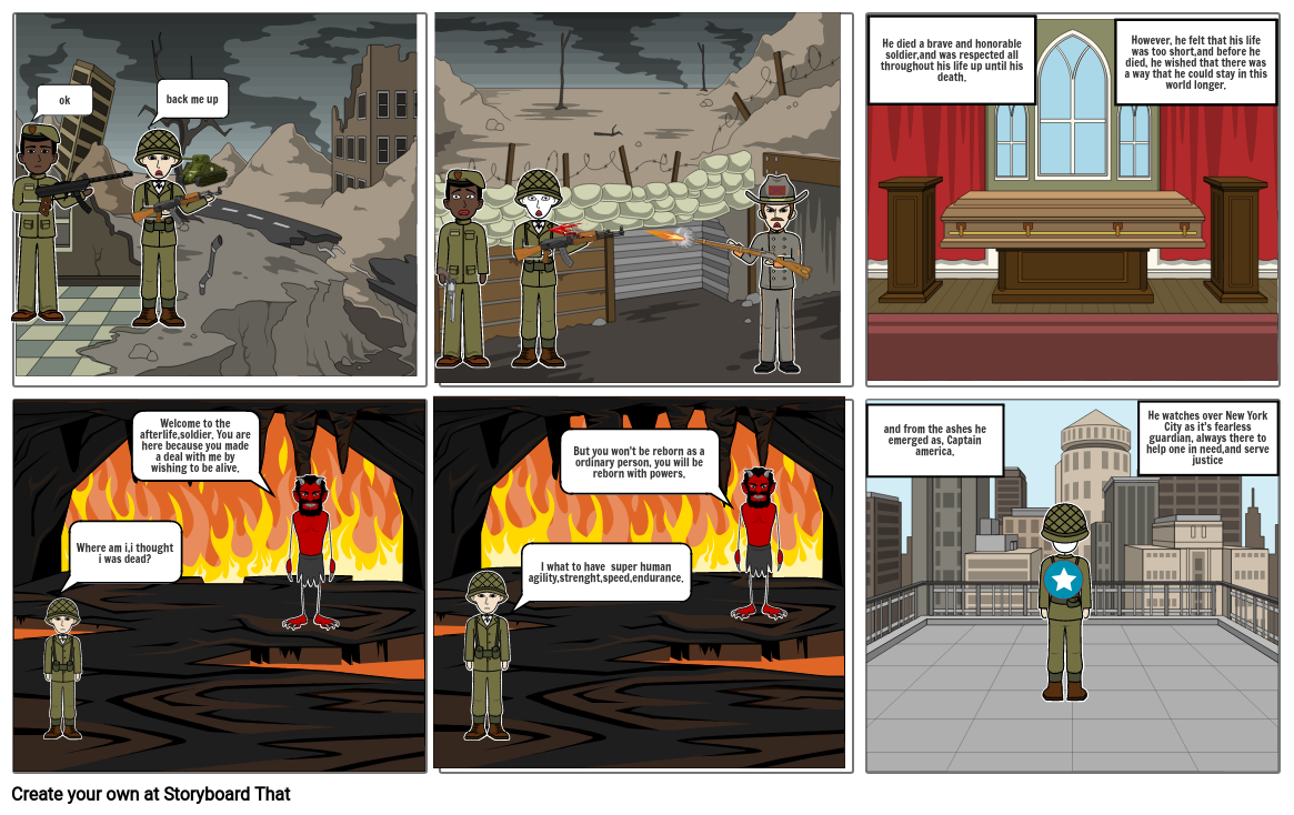 Tal til indenlandske Spis aftensmad superhero comic part 2 Storyboard par 466ea1b8