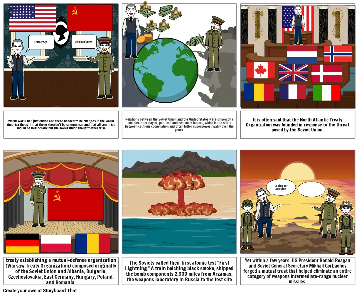 soviet union invasion of Poland storyboard