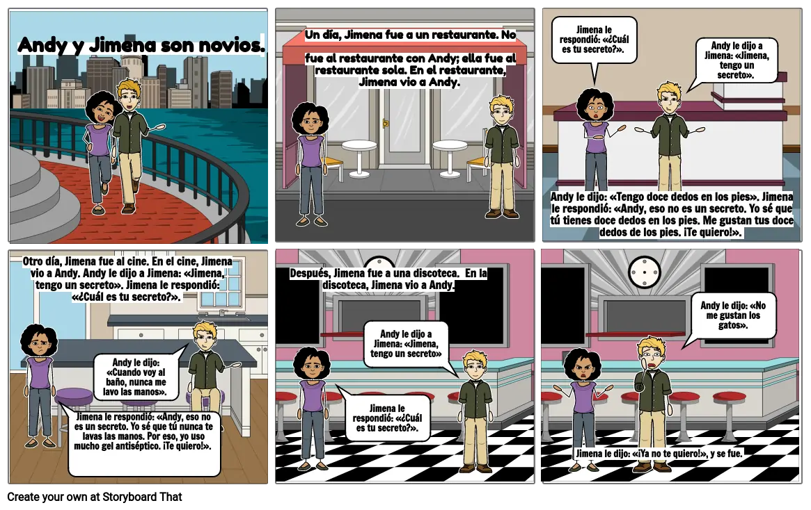 Spanish 2 Storyboard_Sy&#39;Mone  Miles