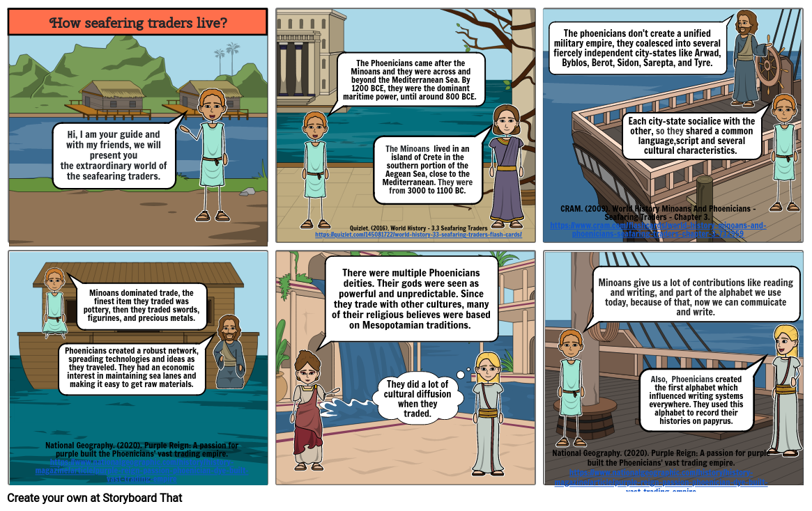 How seafering traders live? Storyboard by 4700c6ce