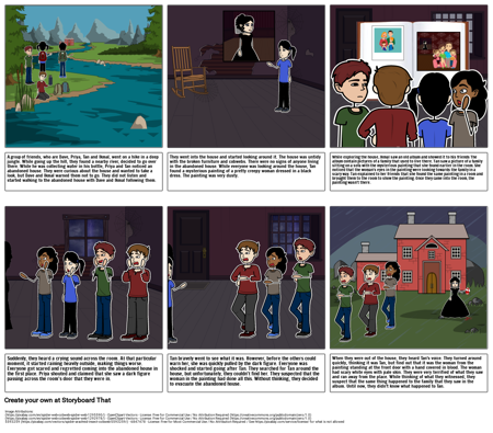 The lady in the painting