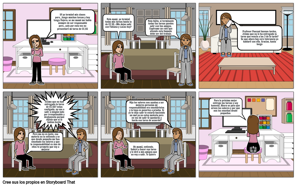 Dpcc Historieta Sobre Los Valores Storyboard By 47b7bc6b 7297