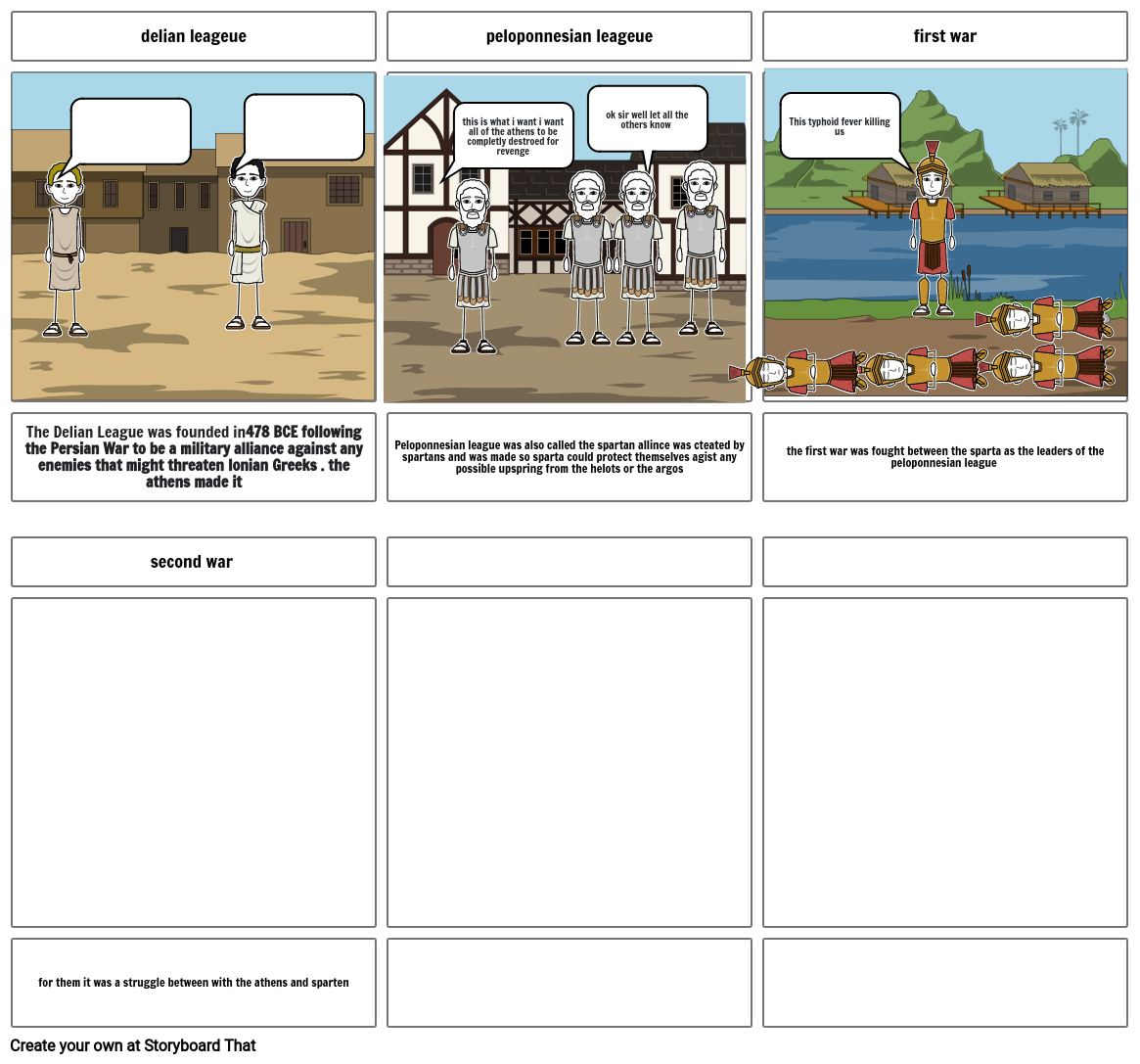 peloponnesian war Storyboard by 48461948