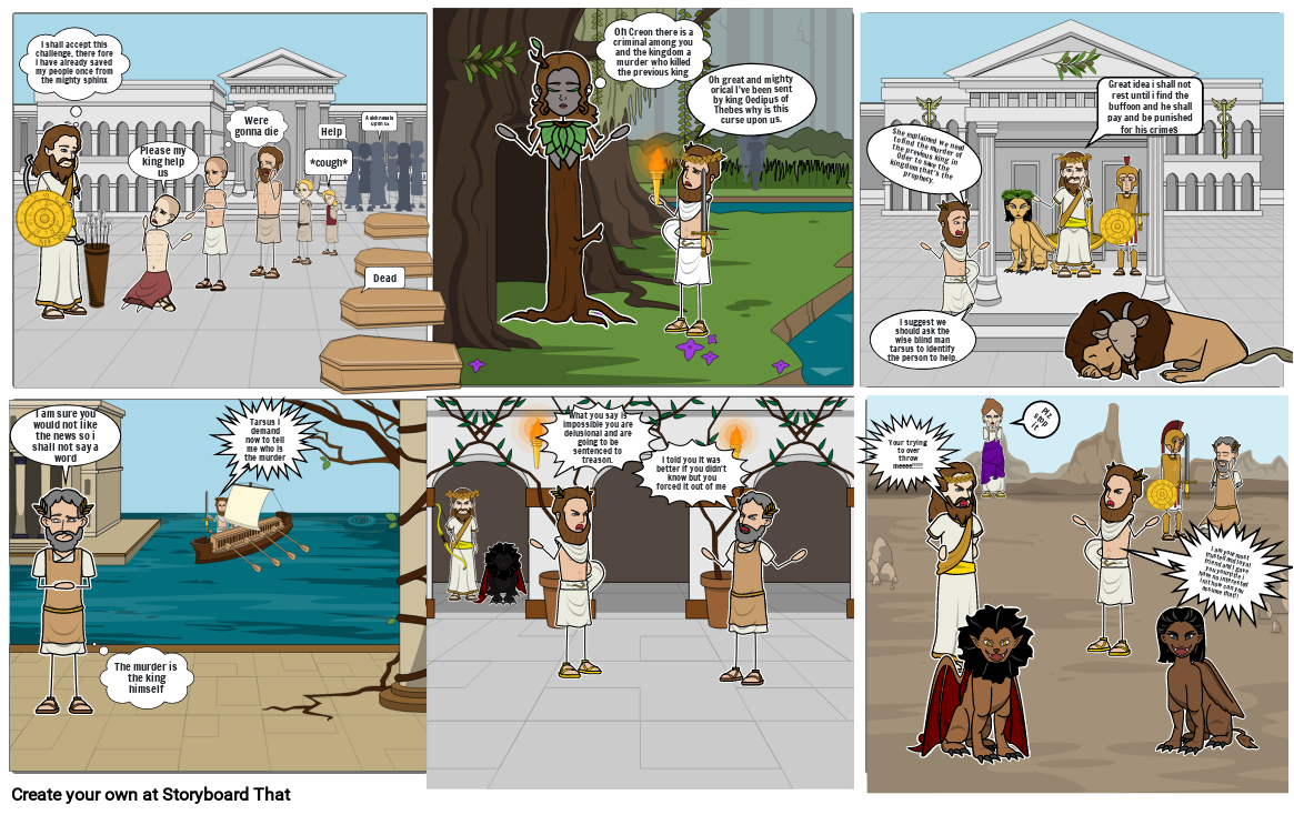 Oedipus comic strip