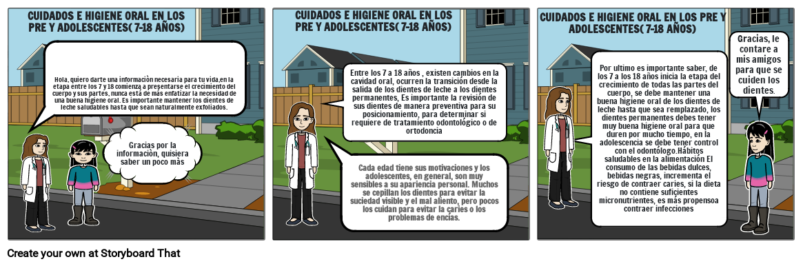 CUIDADOS E HIGIENE ORAL EN LOS PRE Y ADOLESCENTES (7-18 AÑOS)