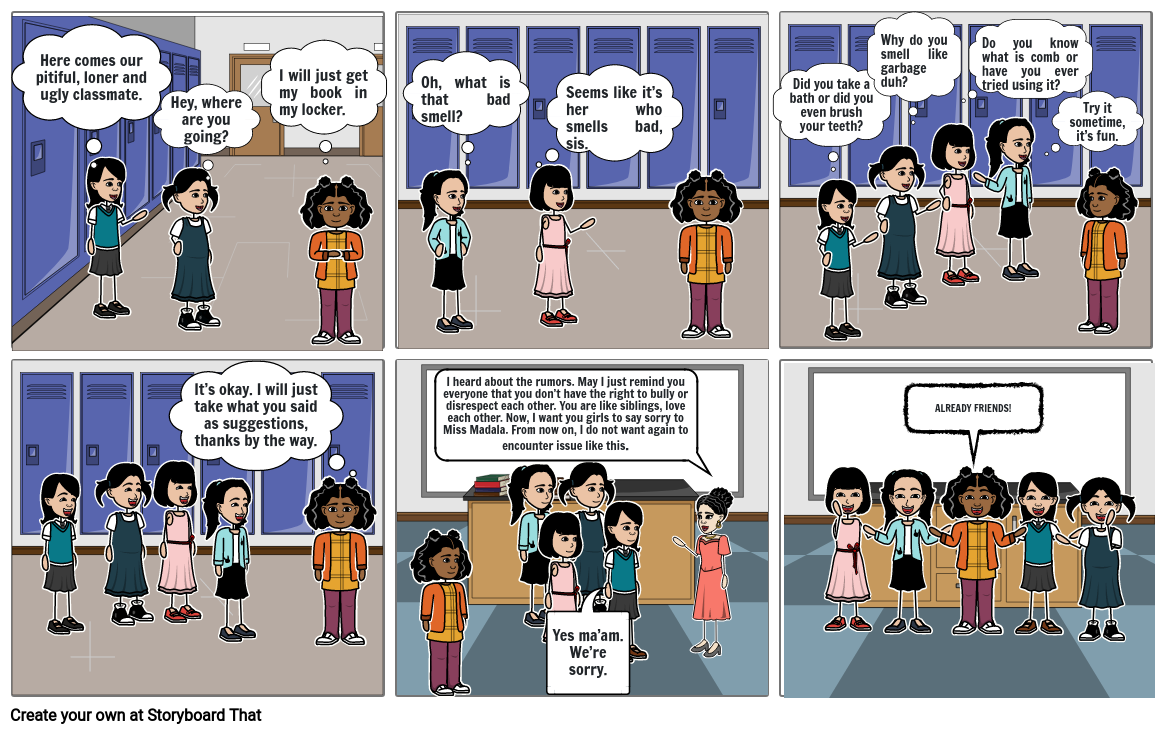 DRAMATIZED EXPERIENCE FOR GRADE 5 Storyboard by 491c5747