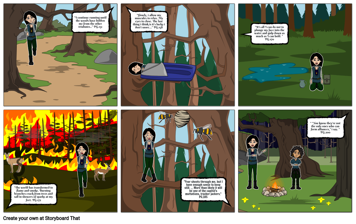 Hunger Games Storyboard by 4949775c