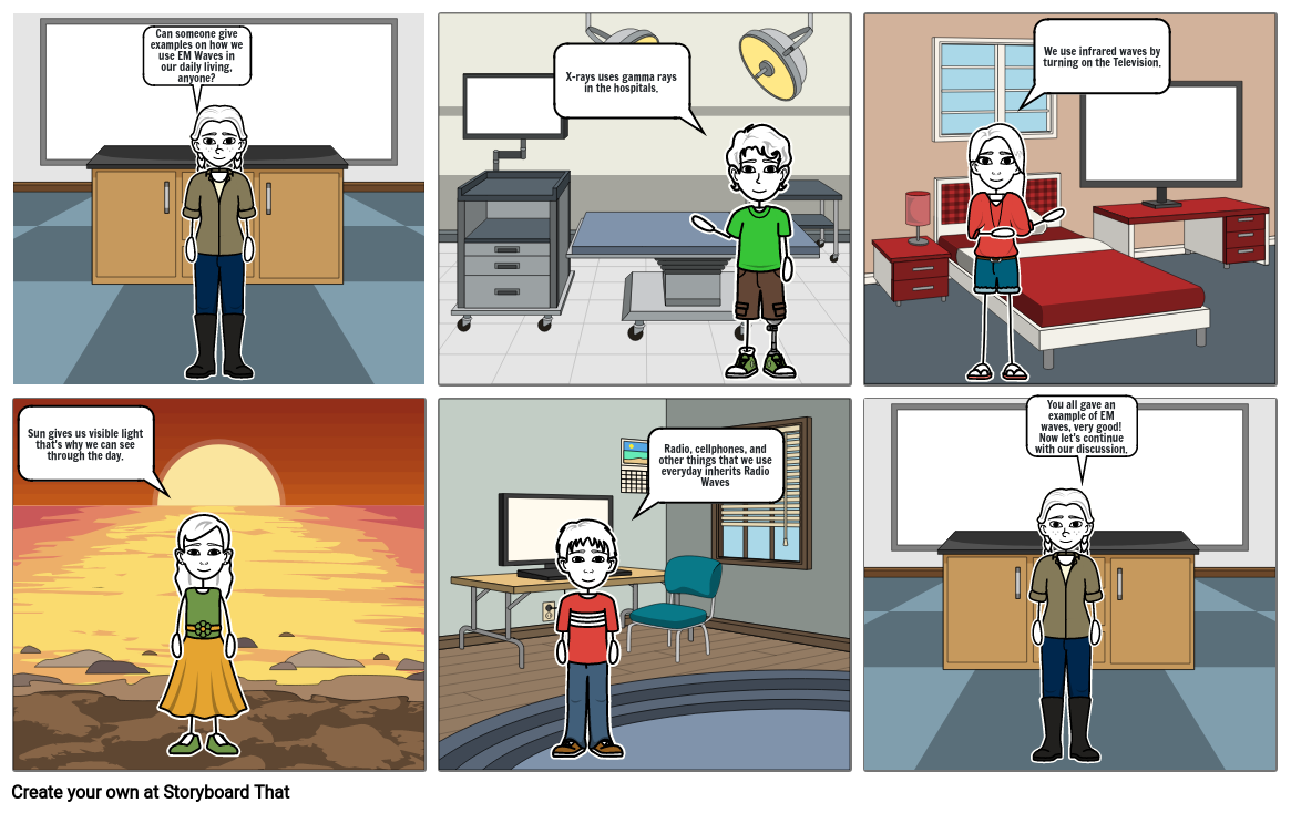 Electromagnetic Waves Storyboard by 4a3ccc09