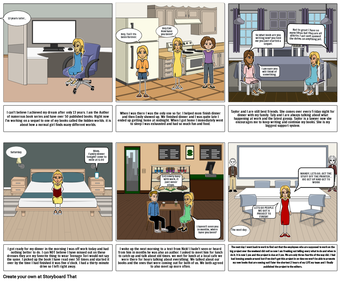 Quarter One Graphic Novel Project Made Jocelyn Burns