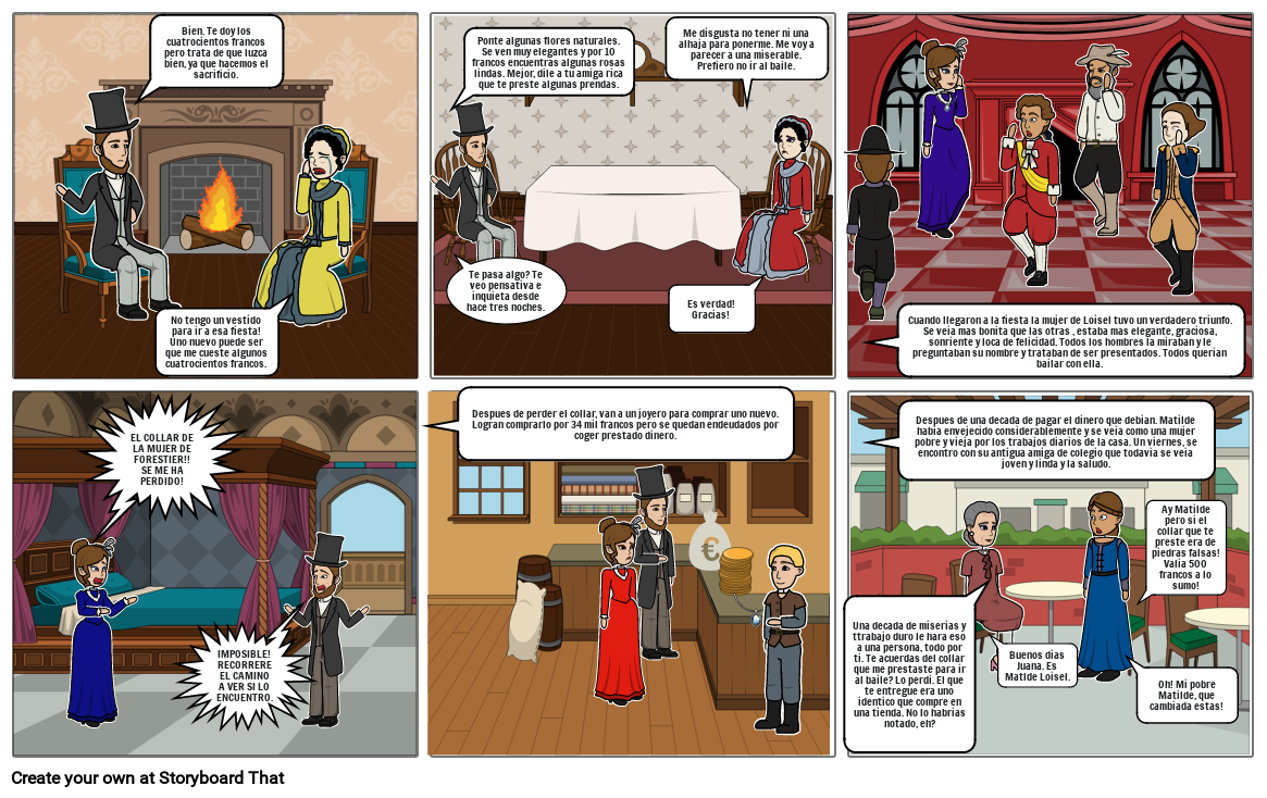 El CollarEspanol Storyboard by 4a66afea