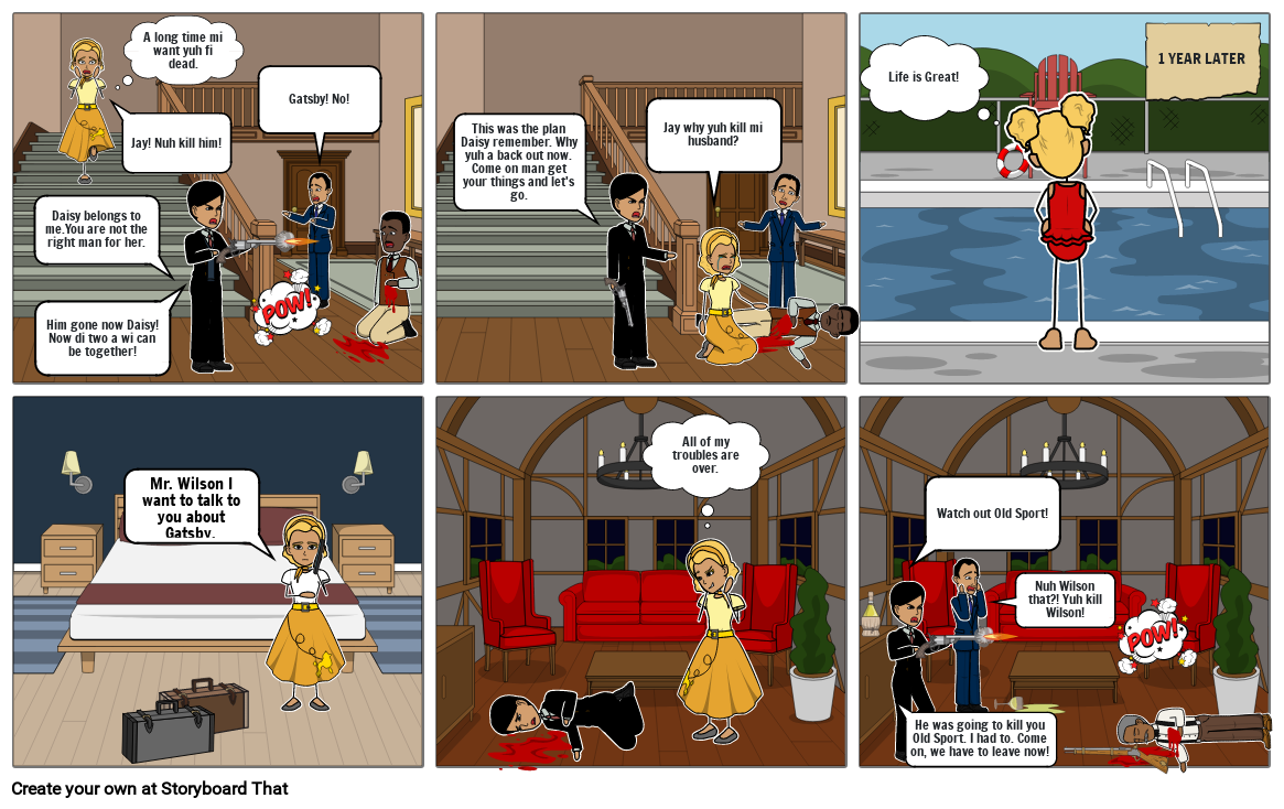 THE GREAT GATSBY COMIC PT. 3