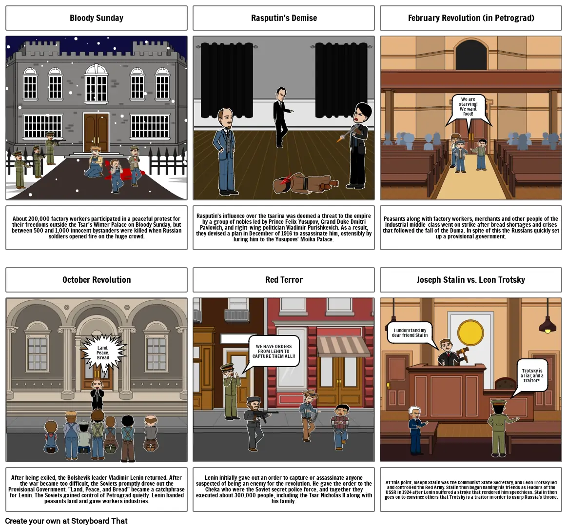 Russian Revolution History Summative Storyboard Russian Revolution History Summative Storyboard