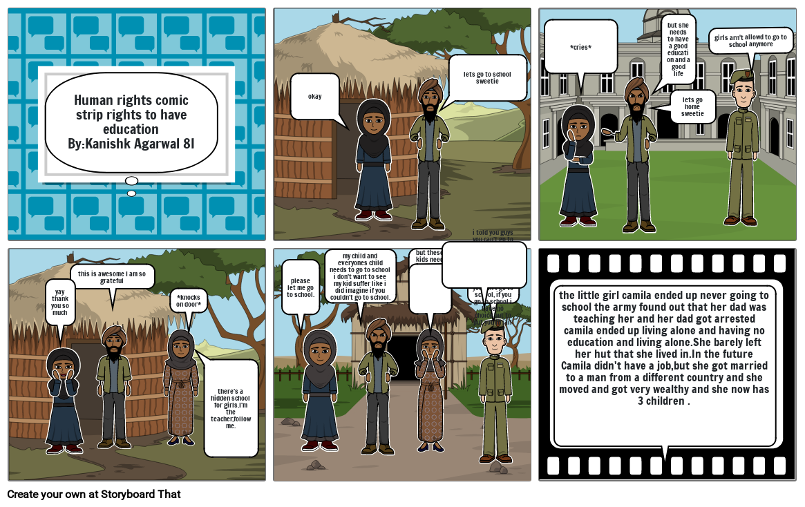 Human Rights Comic Strip Competition Storyboard human-rights-comic-strip-competition-storyboard