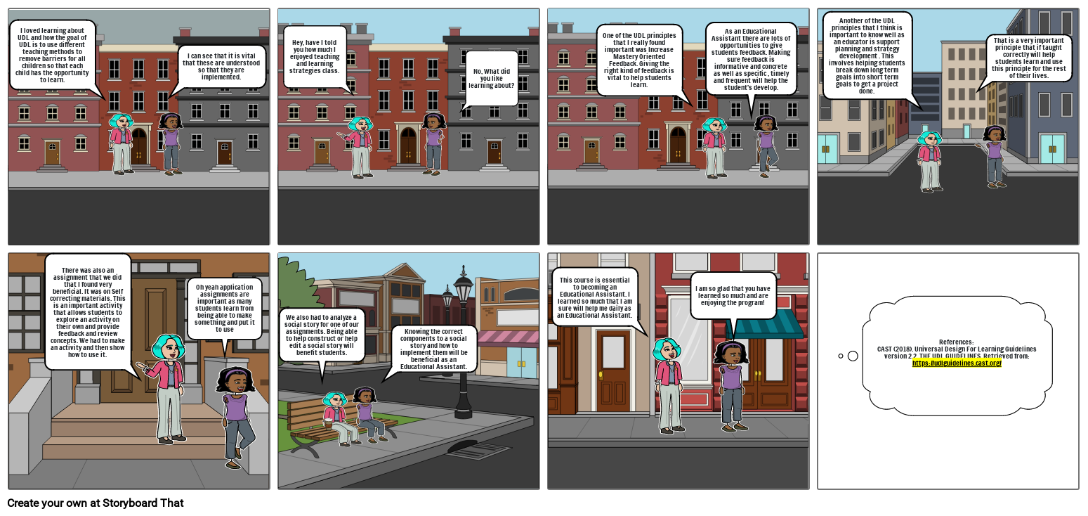 Reflection for Teaching and Learning Studies Storyboard