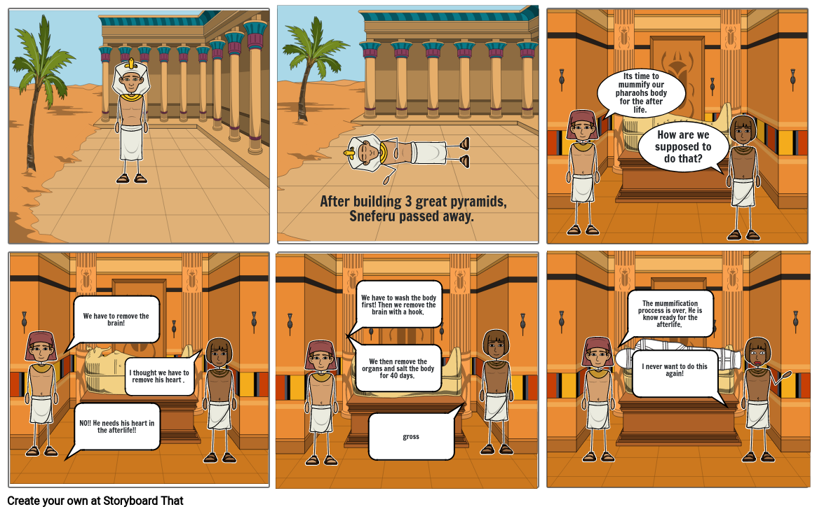 Egypt Project Storyboard By 4b6adf8c