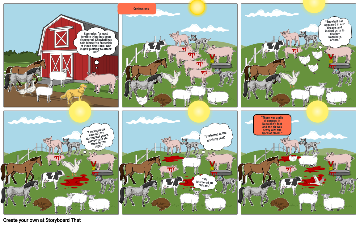 chapter-7-animal-farm-storyboard-by-4b9ebee5