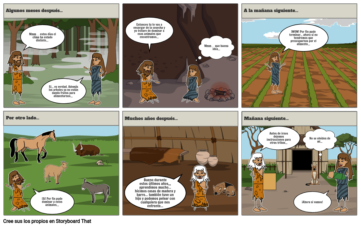 Edad De Piedra Storyboard By Bd C