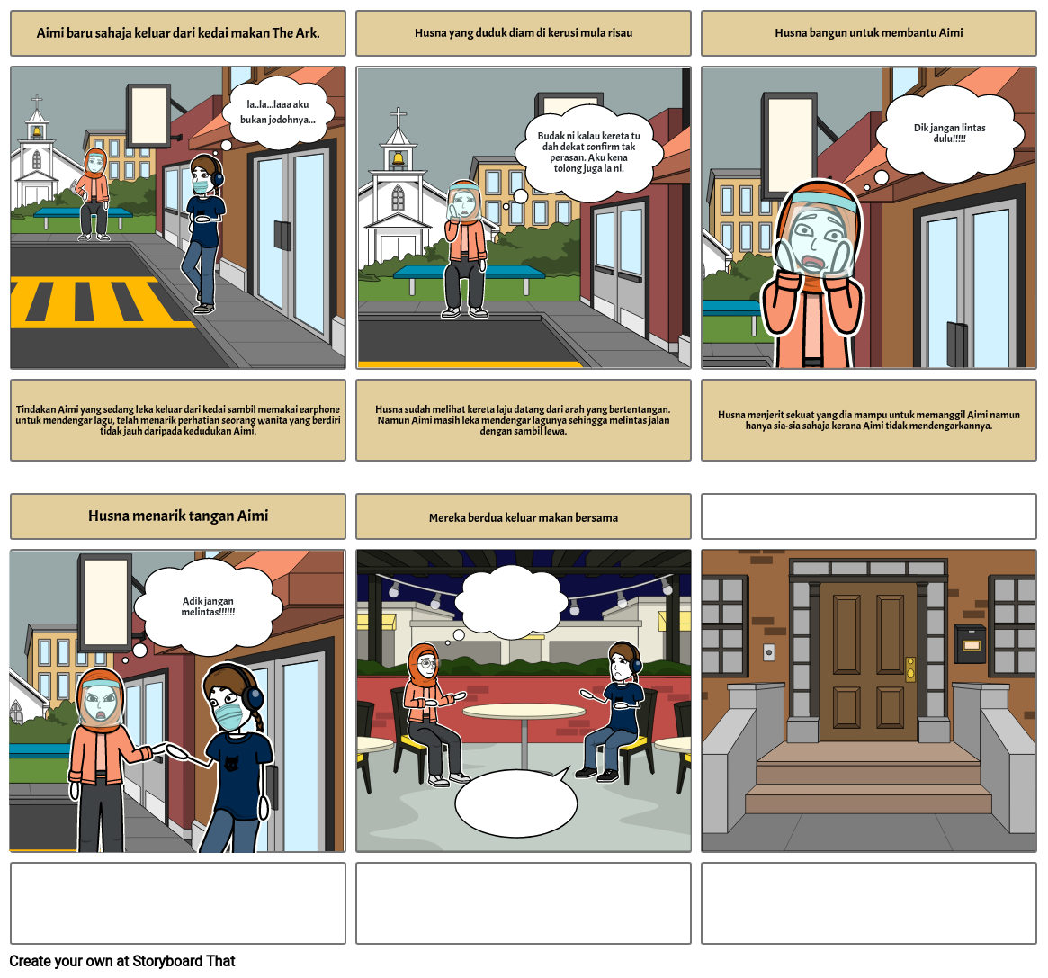 KESELAMATAN JALAN RAYA Storyboard By 4bfb09bd