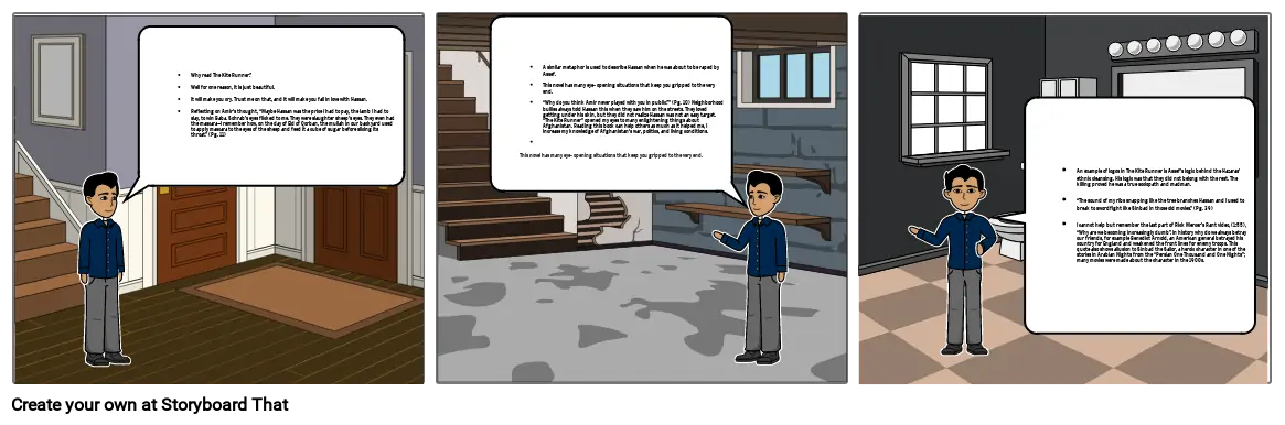 English- Unit 4 Activity 4- Creating a Storyboard- Afnan Shahid