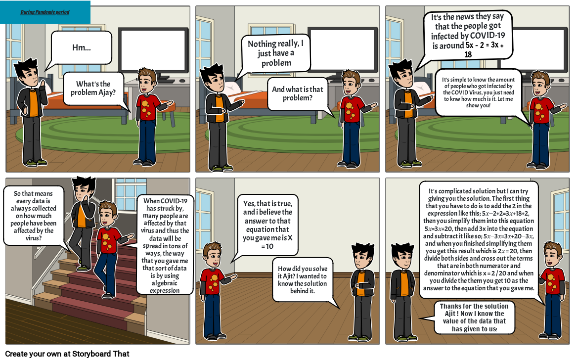 MATHS HOLIDAY HOMEWORK COMIC STRIP CLASS VIII