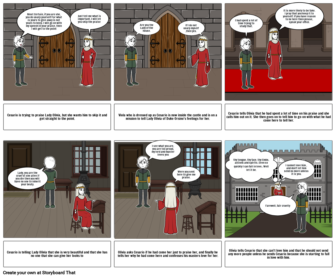 Lincoln Hightower English Project Storyboard by 4d790b72